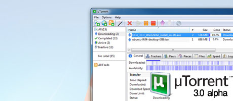 Utorrent 3.0 (Alpha) – ยกระดับการโหลดบิทแบบเหนือชั้น