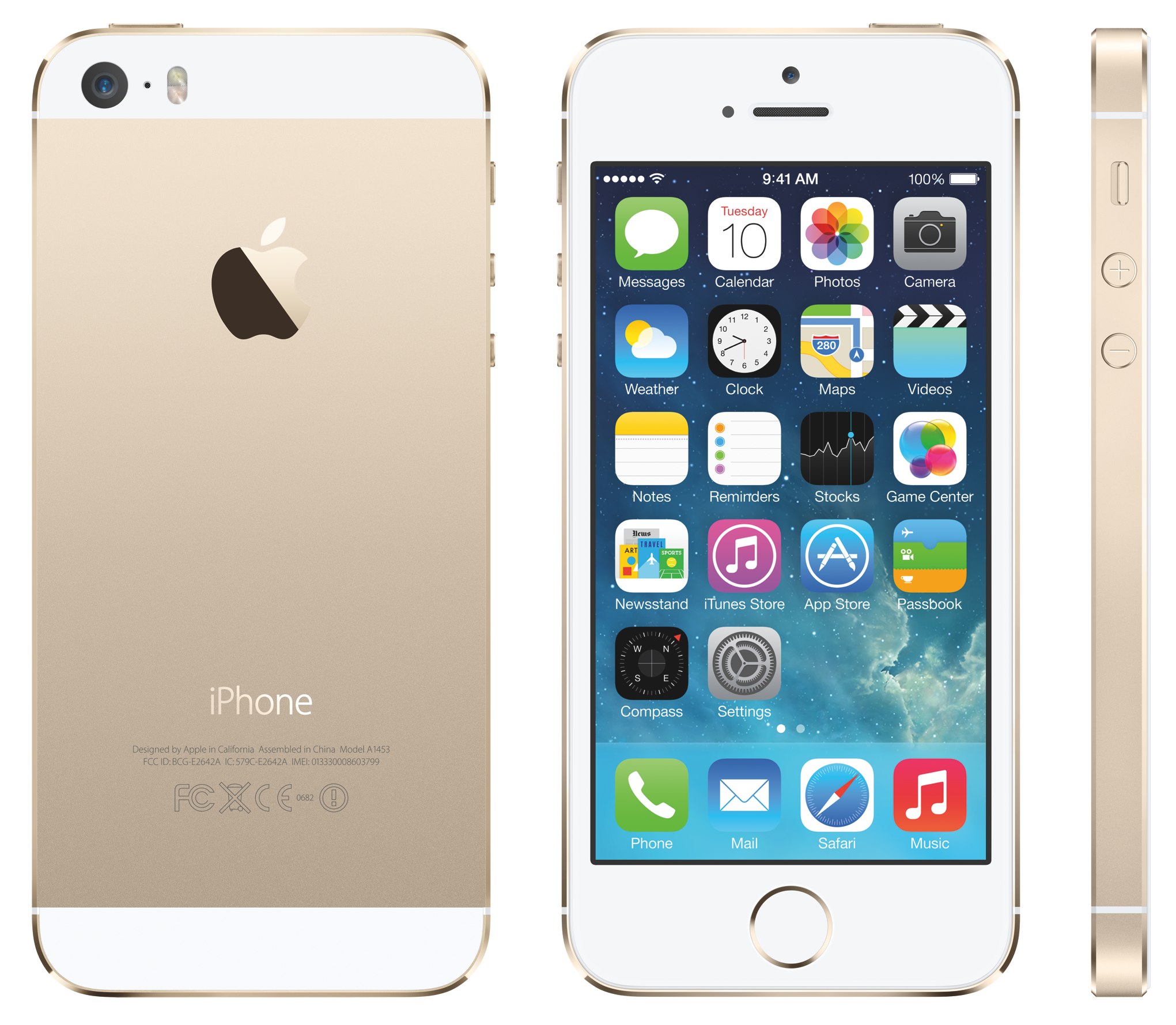 iPhone-5s-gold-three-up-back-front-profile