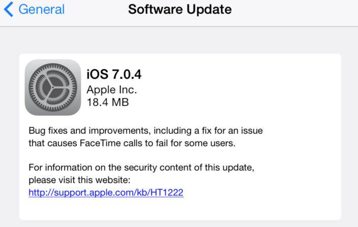 ios 7.0.4