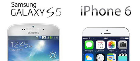 Galaxy-S5-vs-iPhone-6