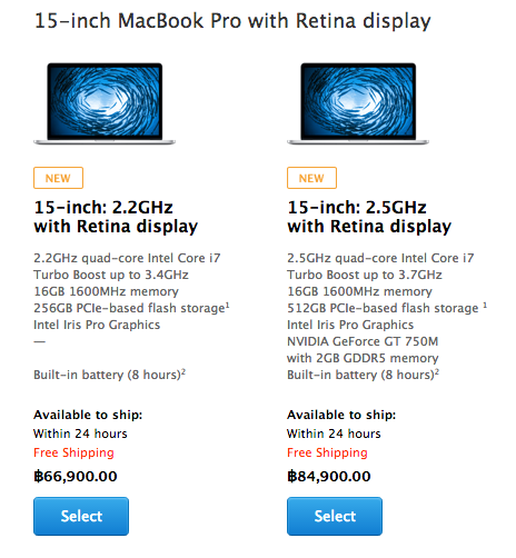 15-inch MacBook Pro with Retina display