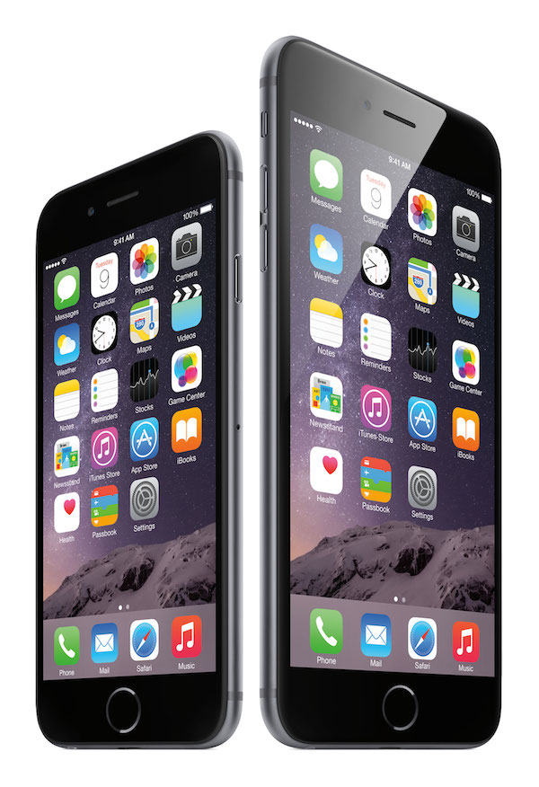 iPhone6-34FR-SpGry_iPhone6plus-34FL-SpGry_Homescreen-PRINT